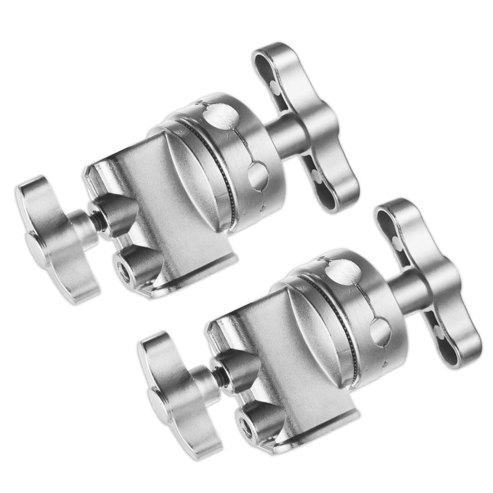Buy KinGrow 2Pcs Swivel 2.5 inch Grip Head for Light Stand, Multi Functional Heavy Duty Head