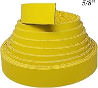 Vista 5 de Tiras de cuero amarillas de 2 pulgadas de ancho hasta 96 pulgadas de largo – 6-7 oz (0.094 – 0.110 in) tiras de cuero Latigo por Pitka Leather