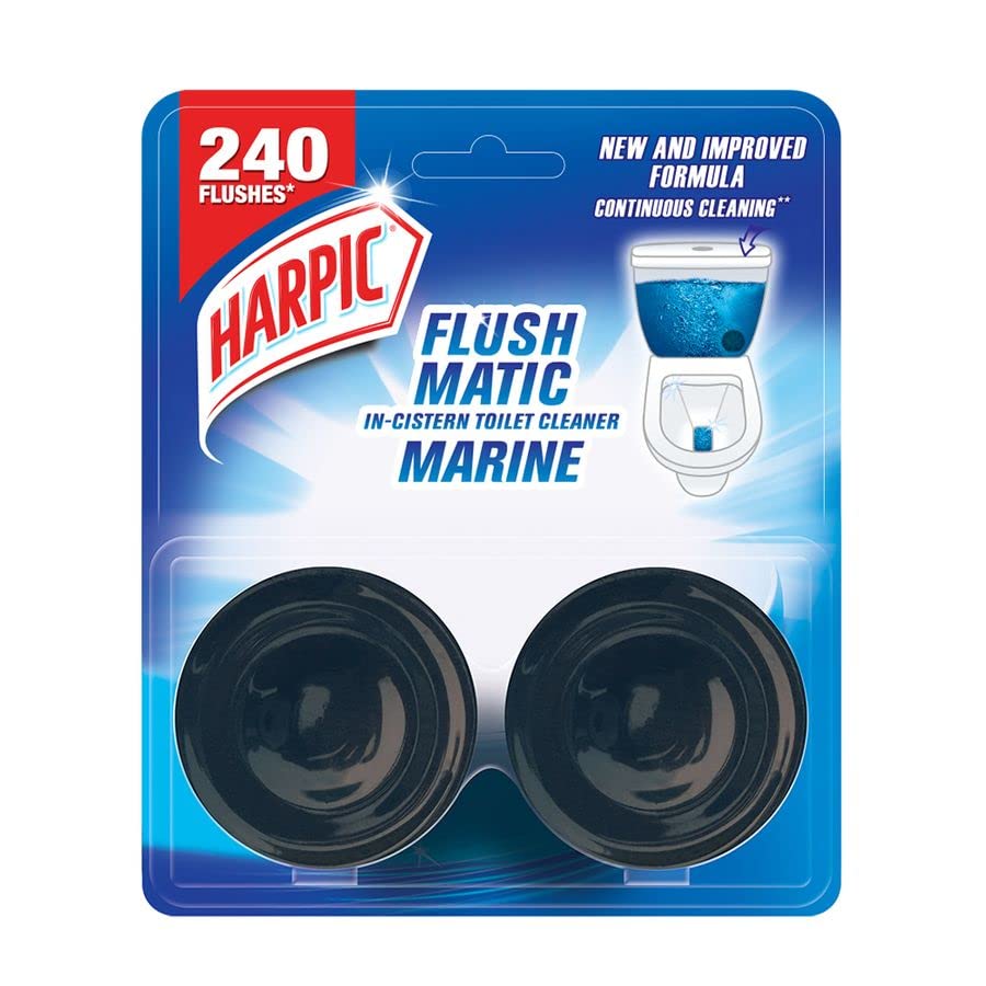 Buy Harpic Flushmatic InCistern Toilet Cleaner Blocks, Marine 100 g