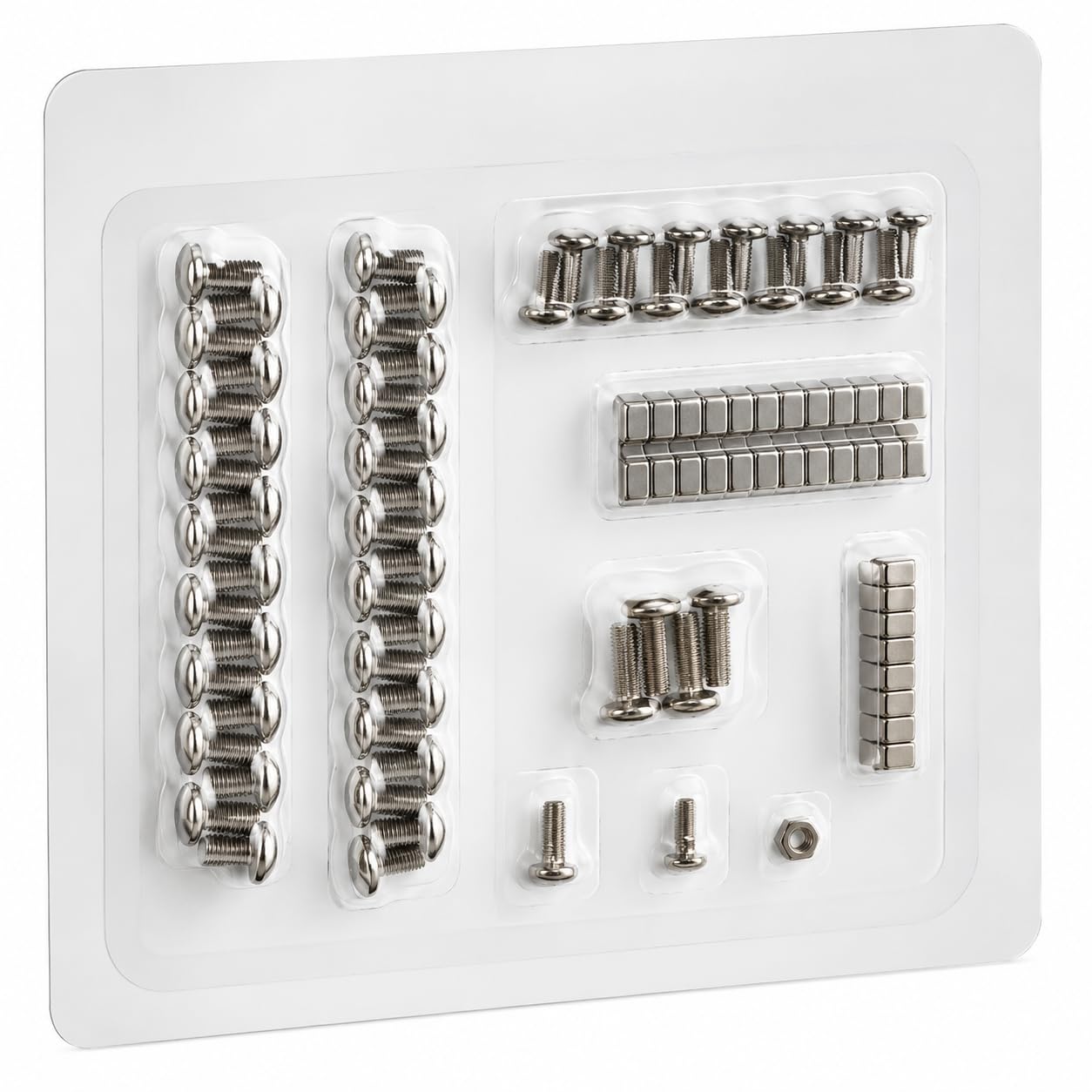 Hardware Set for PL2030 Outdoor Grill by Glownary – Steel, Silver, Model 554plhrdwr30