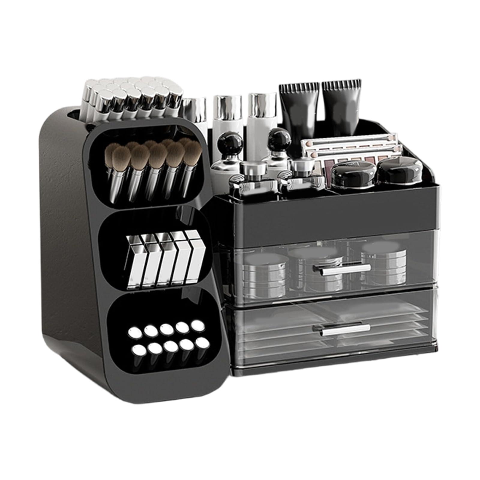 Piceioep Makeup Organizers with Drawers for Vanity Spacious Cosmetic Display Case Perfect Storage Solution for Your Essential Cosmetic Organizers