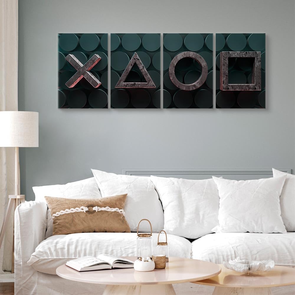 murando - Quadro Acustico pour Gamers Console di gioco schiuma acustica Quadri Moderni Camera da Letto - Stampa su Tela - Pannelli Fonoassorbenti Decorativi - Fonoassorbente Acustiche