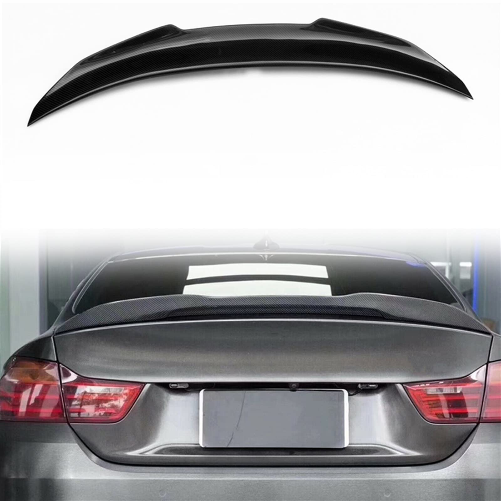 Aileron Carbone pour BMW M4 F82 : Le Style PSM pour la Piste