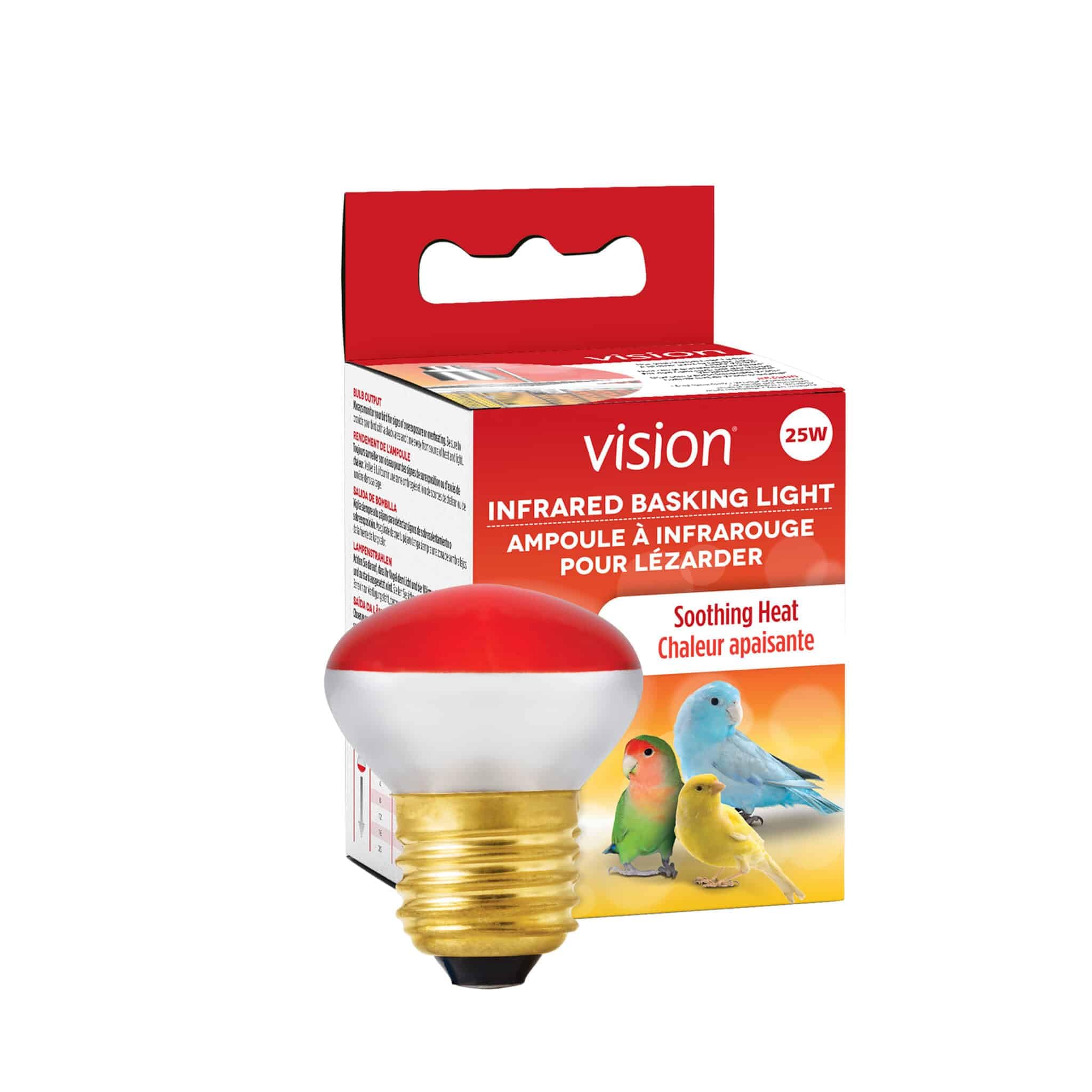 Hari Ampoule Infrarouge pour Oiseaux Vision 25 W