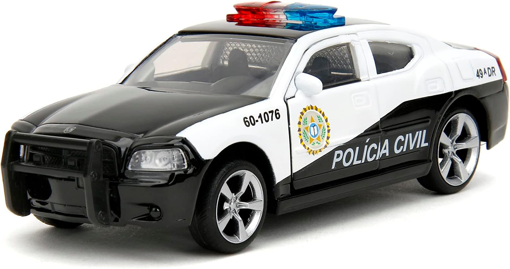 Jada Fast & Furious 1:32 2006 Dodge Charger Police Car Die-Cast Car, Toys for Kids and Adults