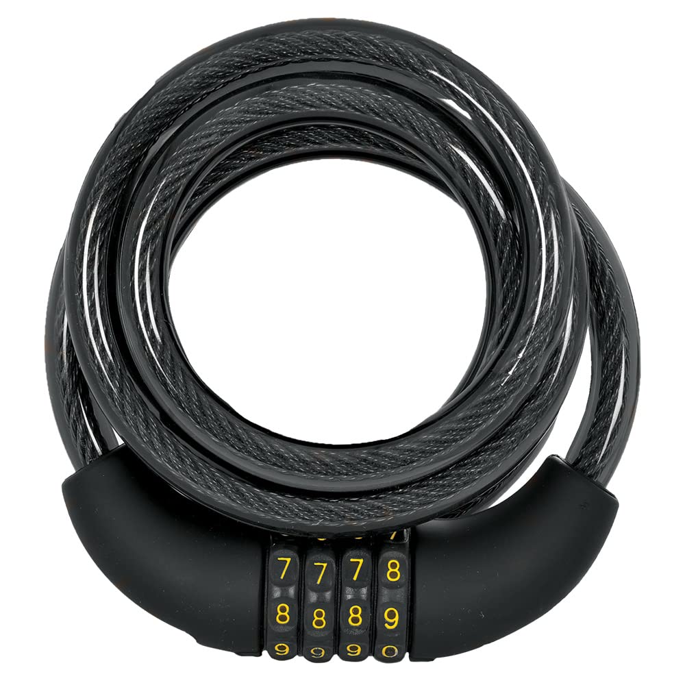 Oxford Lk204 Combi Lock, Smoke, 1.5m x 12mm