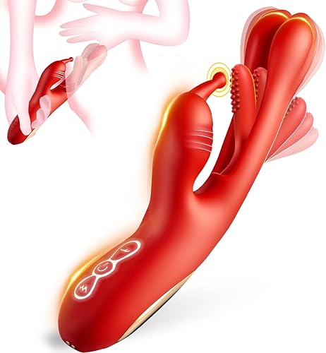 Vibrador consolador conejo juguetes sexuales – Vibrador masajeador de punto G para mujeres, estimulación del pezón del clítoris, juguetes sexuales 3