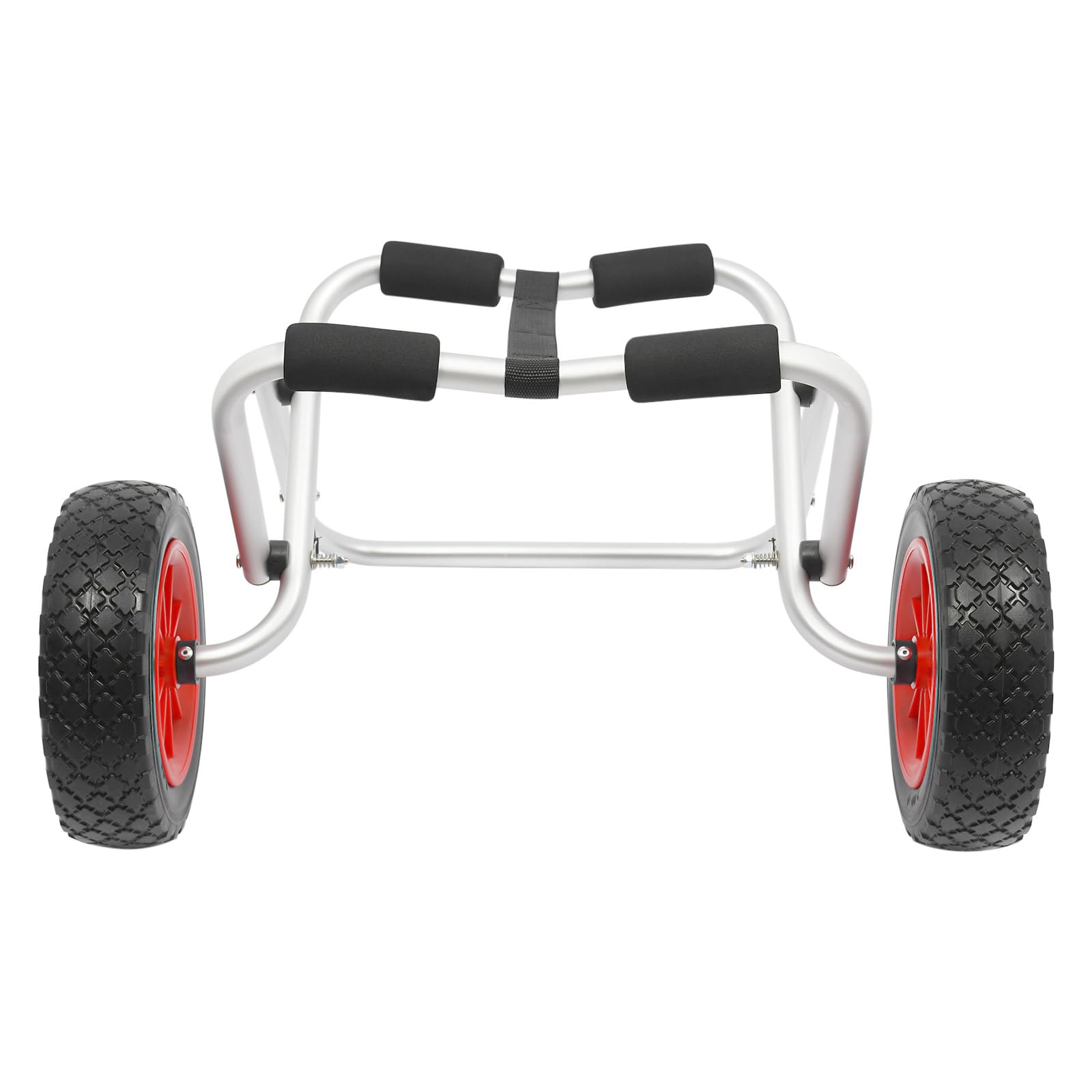 Bootswagen Transportwagen,Kanu-Trolley-Wagen,Zusammenklappbar Bootstransporter＋1* Riemen,80 kg Tragfähigkeit Anhängerhalterung für Transport Booten, Kanus, Surfbrettern