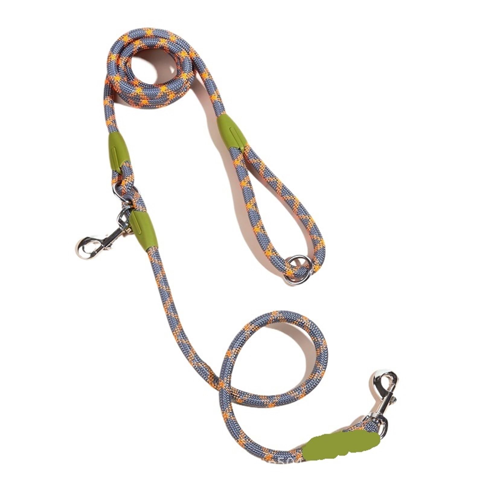 Ceinture de Traction pour Chien Laisse en Nylon for Chiens de Compagnie, Corde Traction for la Course, Marche, Les Mains Libres, for Petits et Grands(Orange,1.2CM 240CM)