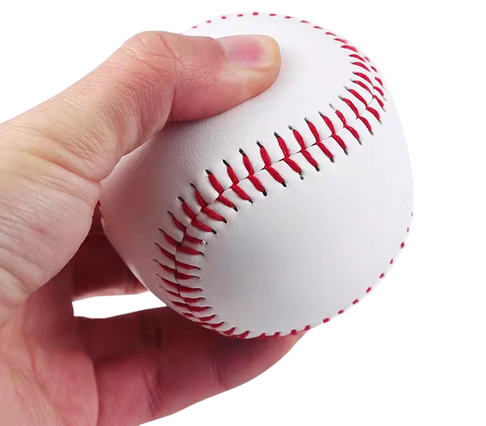 Pelotas de Béisbol Suave de Práctica PU 9 Pulgadas, Reducir Impacto Entrenamiento, 2 Piezas