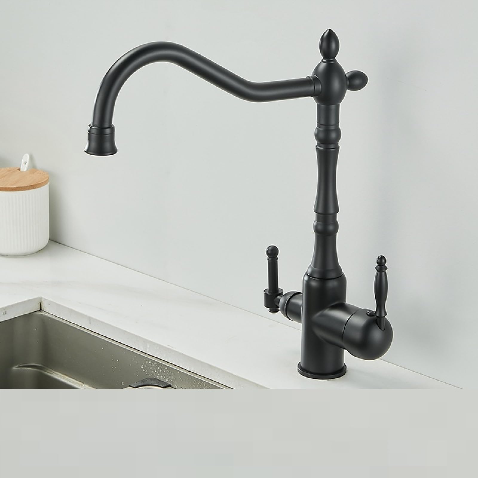 Kitchen Hot and Cold All-Copper Water Purification Faucets