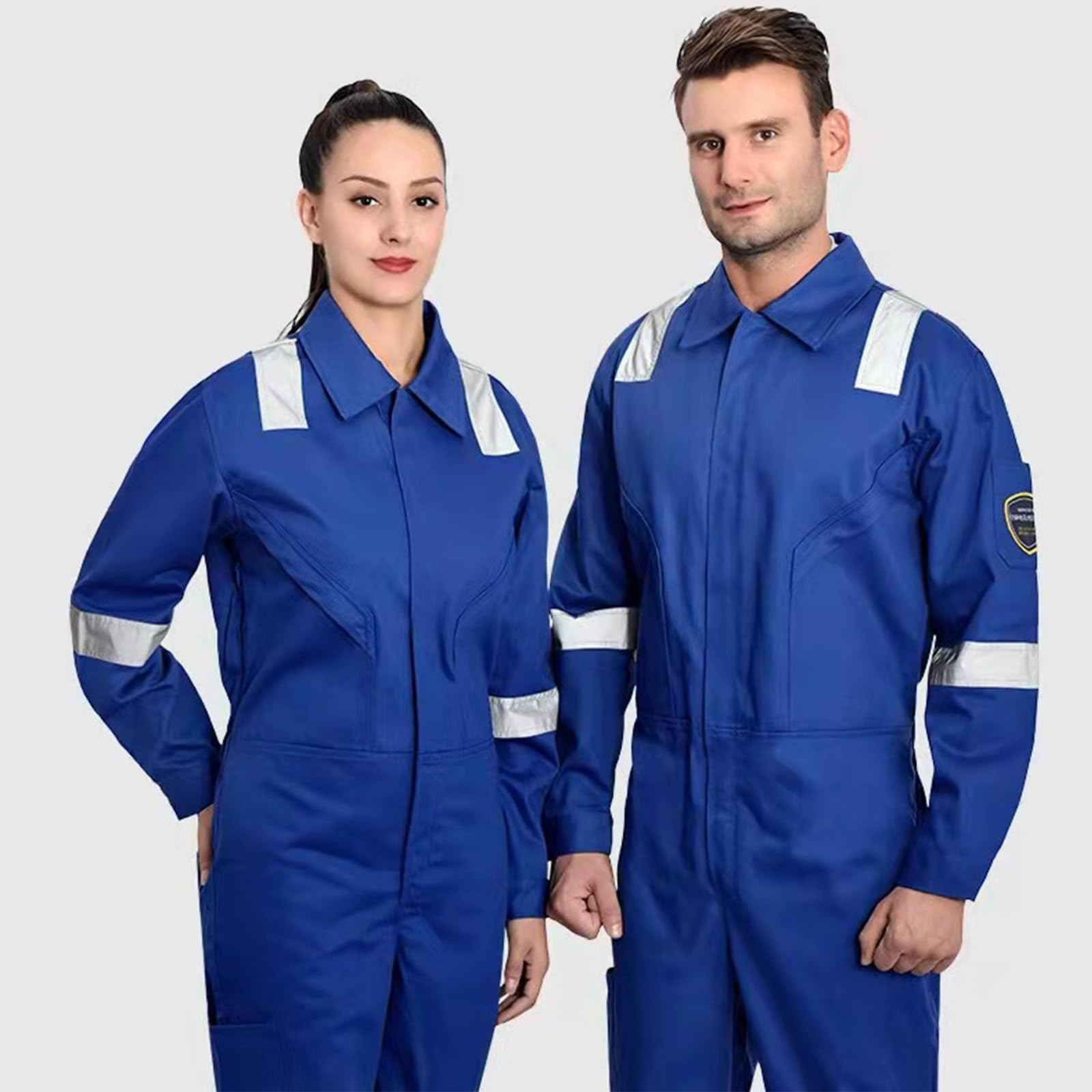 Combinaisons pour Women&Men Workwear avec Poches À Glissière, Bande Réfléchissante Et Ceinture Élastique