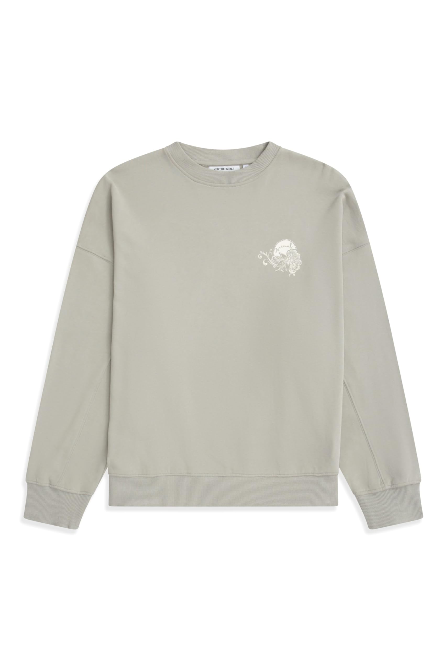 Animal Dakota Womens Graphic Sweatshirt Light Khaki M