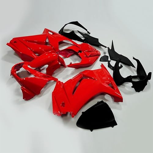 Miniatura 9 de ZXMOTO ABS motocicleta carrocería kit para Kawasaki Ninja 250R EX250 2008 2009 2010 2011 2012 rojo