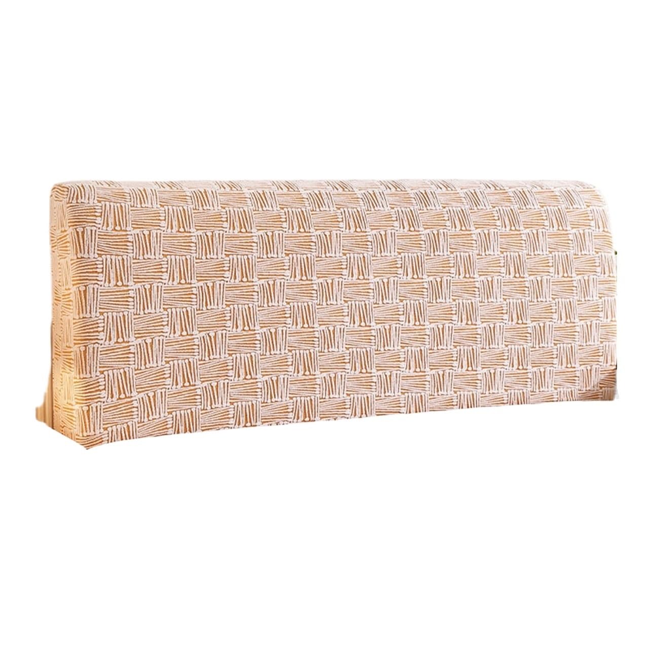 FGUJSUR Headboard Slipcover 1PC Elastic All Inclusive Headboard Cover, Dust Proof Universal, Simple Modern Backrest(Orange,150cm)
