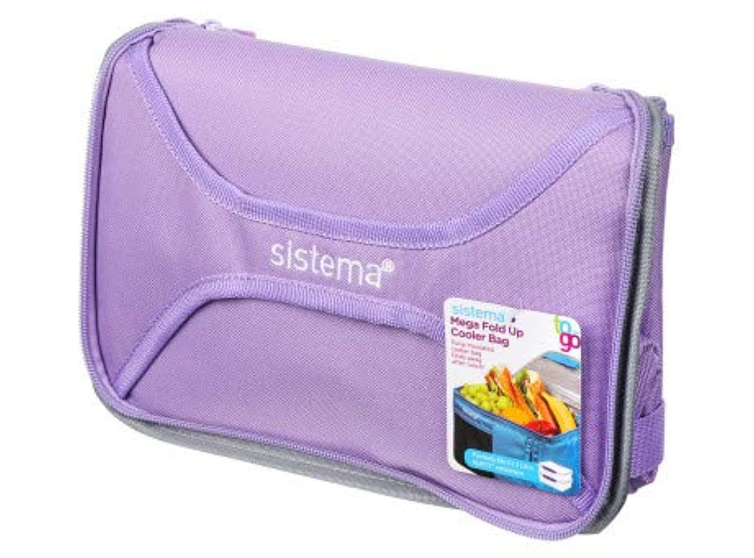 Sistema Mega Fold Up Cooler Bag Lilac