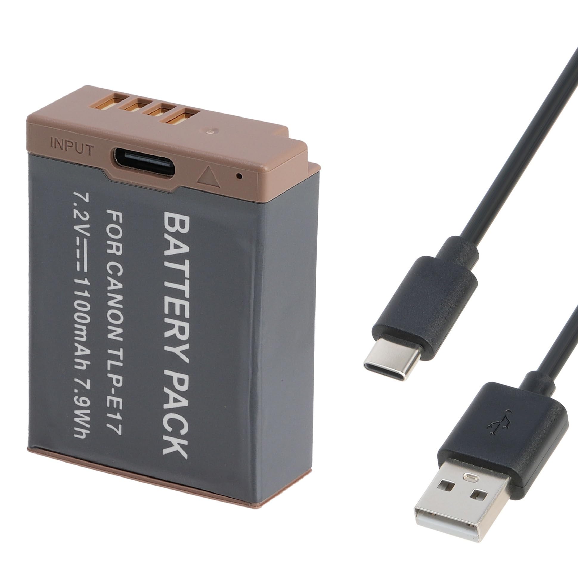 Amazon.com: Hersmay 2PCS Rechargeable LP-E17 Battery USB-C Fast