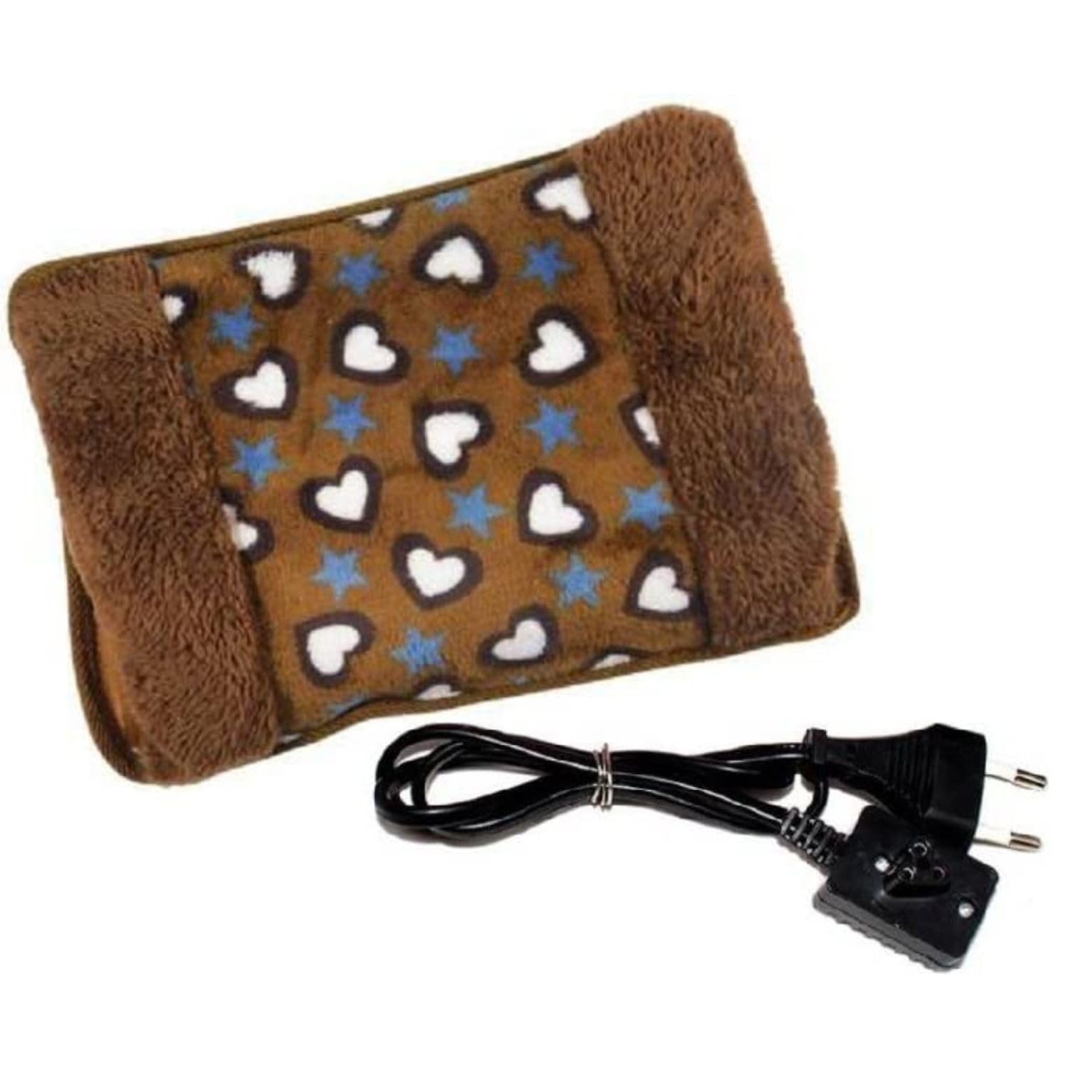 Giffy Rechargeable Electric Warm Velvet Gel Bag and Heating Pad with Hand Pocket and Auto Cut-Off for Quick Pain Relief Convenient Hand Pocket for Soothing Relief (Multi-Design)