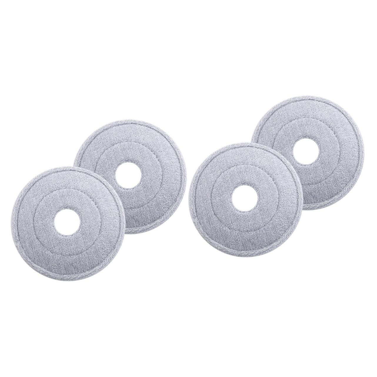 BUTIFULSIC 4 Pcs Replacement Mop Head Mop Heads Commercial Home Clearing Items Home Cleaning Clean Cloth Mop Pads Mop Household Clean Cloth Mop Head Only Mops Flat Mop Fabric