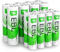 Vista 8 de EBL - Combo de 16 pilas AA y AAA con 8 pilas recargables AA de 2300 mAh y 8 pilas recargables AAA de 800 mAh