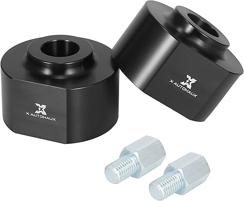 X AUTOHAUX Kit de elevación de nivelación de espaciador de resorte de suspensión delantera de 2.5 pulgadas para Ford F150 2WD 1981-1996 para Ford