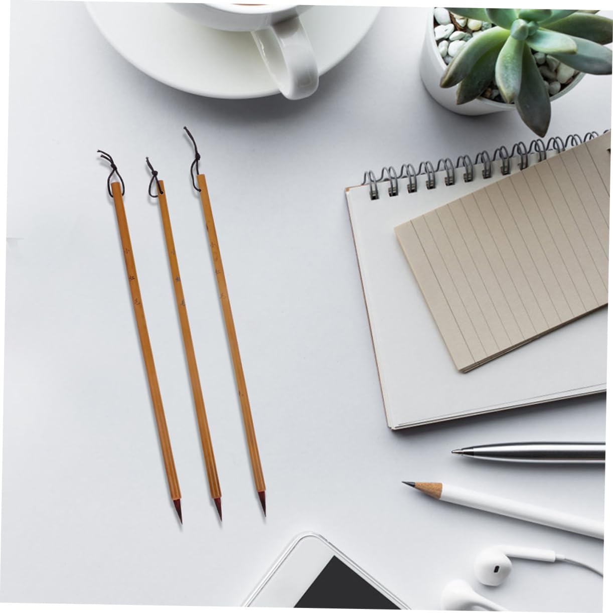 Tofficu 5er-set Kalligraphie-pinsel-stifteset Pinselstifte Für Erwachsene Jungen Und Mädchen Studenten Aquarell-tinten-schreibpinsel Für Chinesische Kalligraphie-kunst 4 Stück X 5