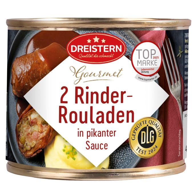 Gourmet Rinderrouladen in pikanter Sauce 3x500gr