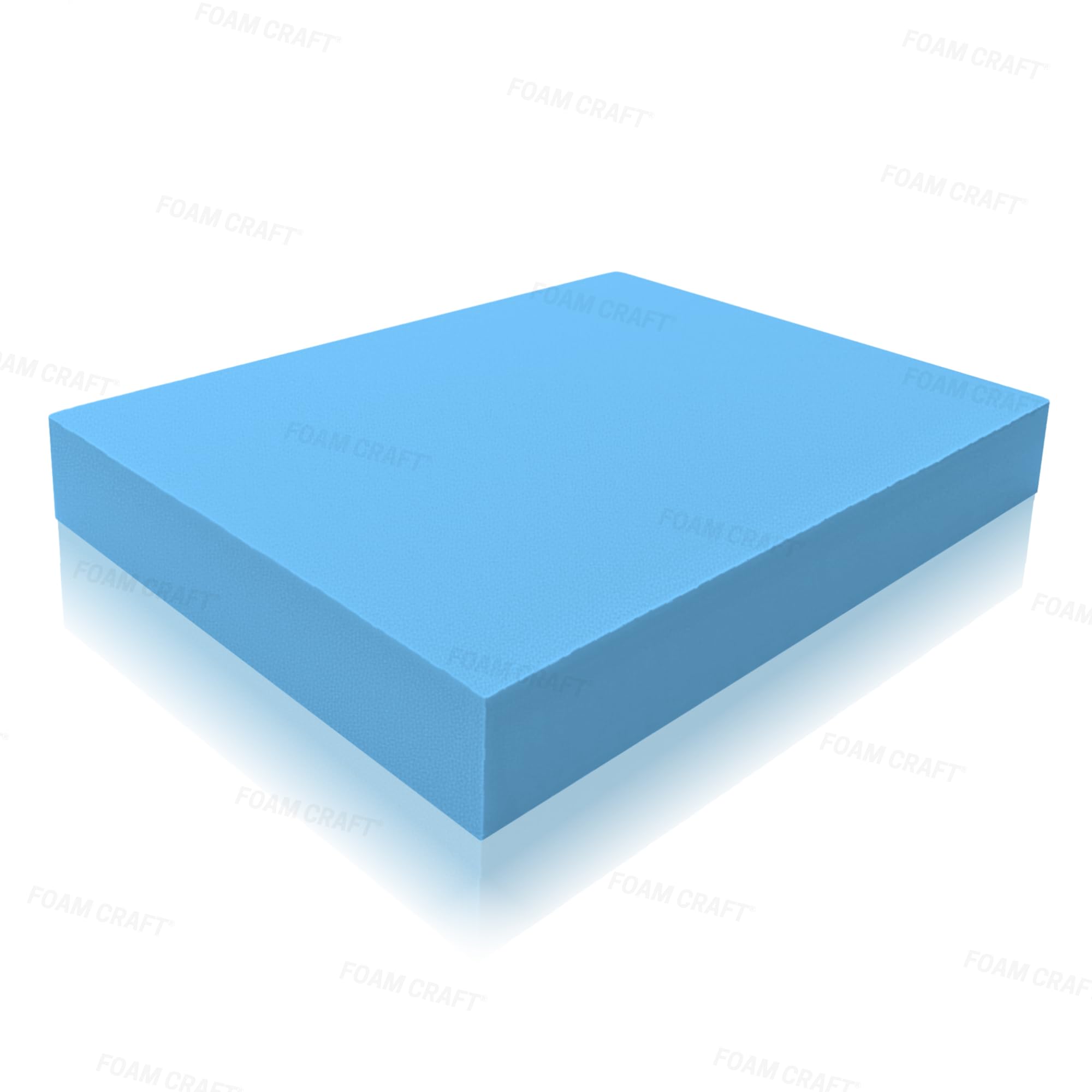 FOAM CRAFT® Upholstery Foam for cushion pads, outdoor furniture renewal & Sofa Cushions | Firm & High density foam for cushion stuffing, chair pads & dining chair cushions (Blue, 29 x 29 x 5 inch)