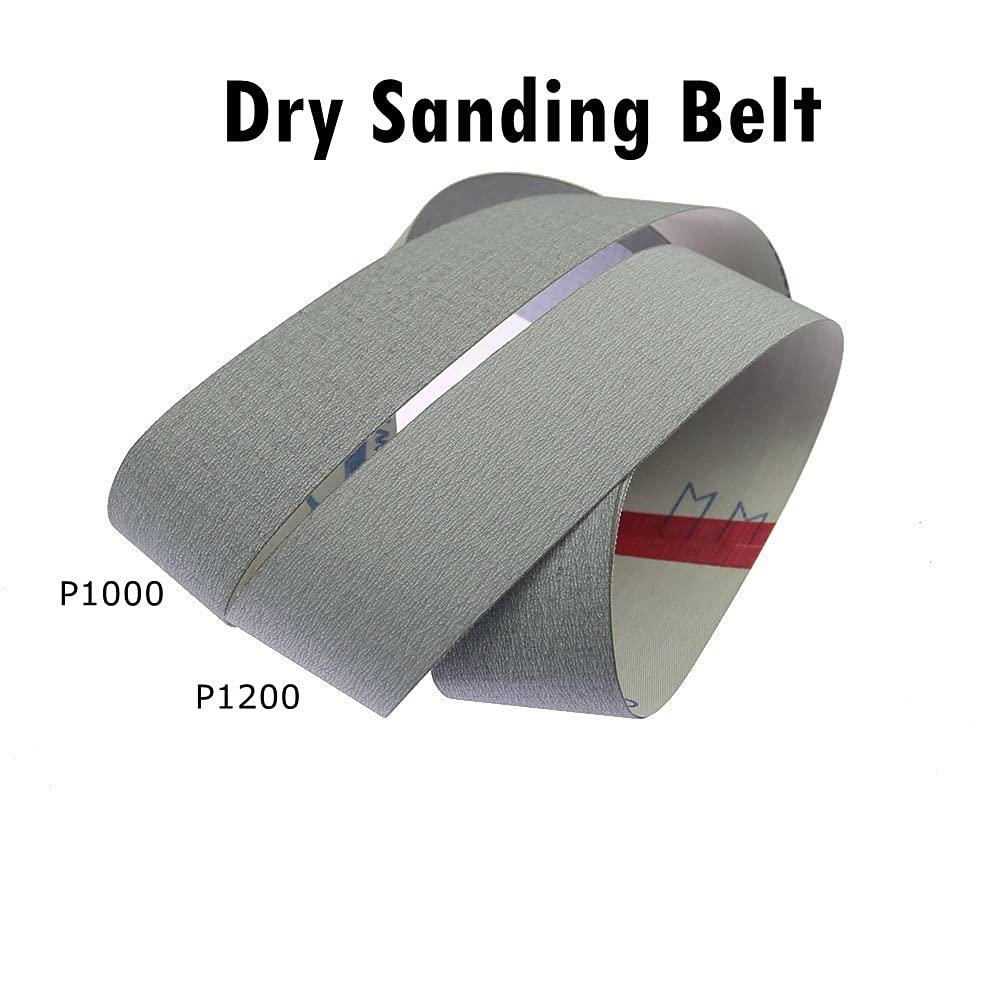 5 piezas 915 * 100 mm Bandas de lijado P40 - P1200 Banda de pantalla abrasiva 4 '' * 36 & quot; para pulido de madera de metal blando, P240,915x100mm