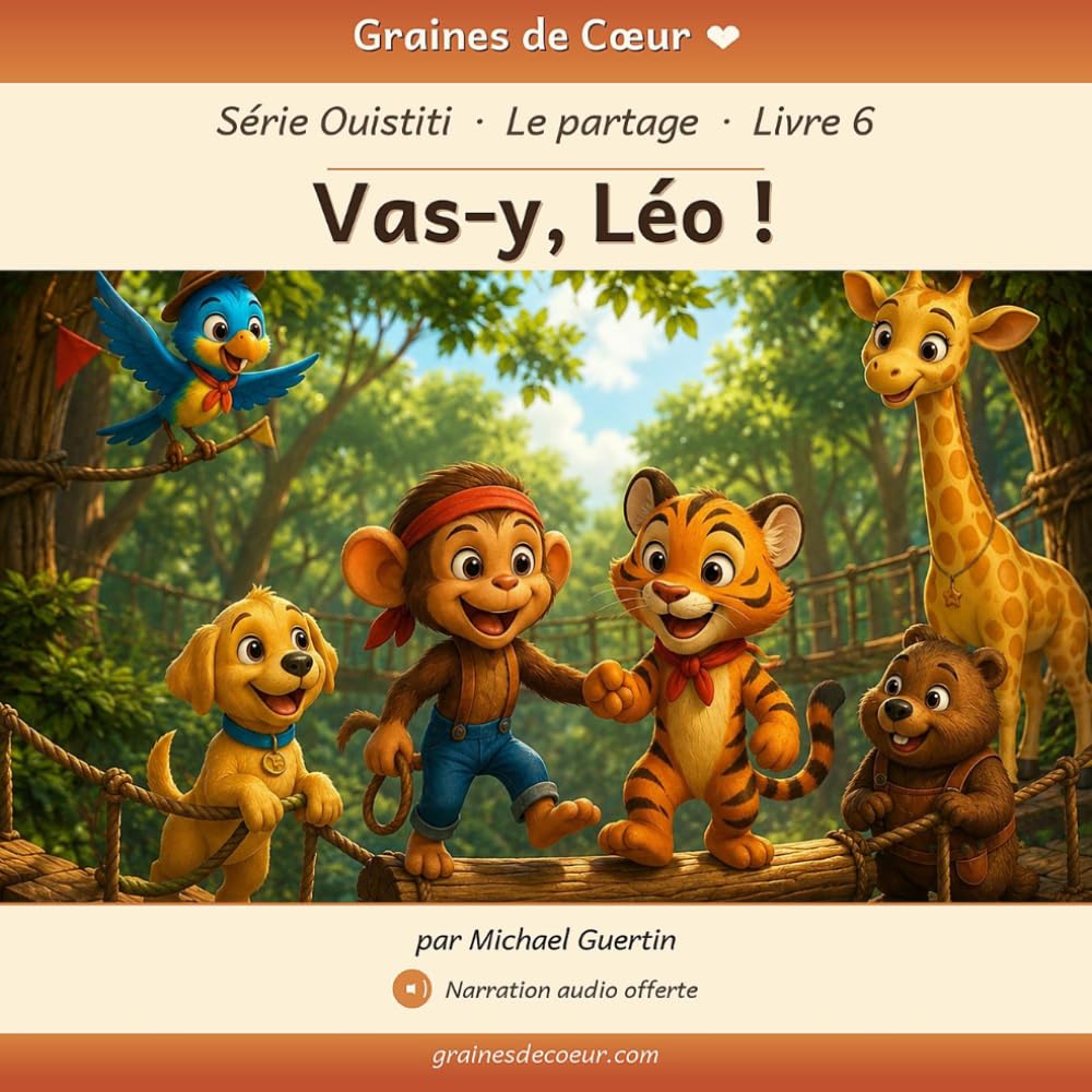 Vas-y, Léo !: Une histoire de partage avec Ouistiti (Graines de Cœur — Ouistiti)