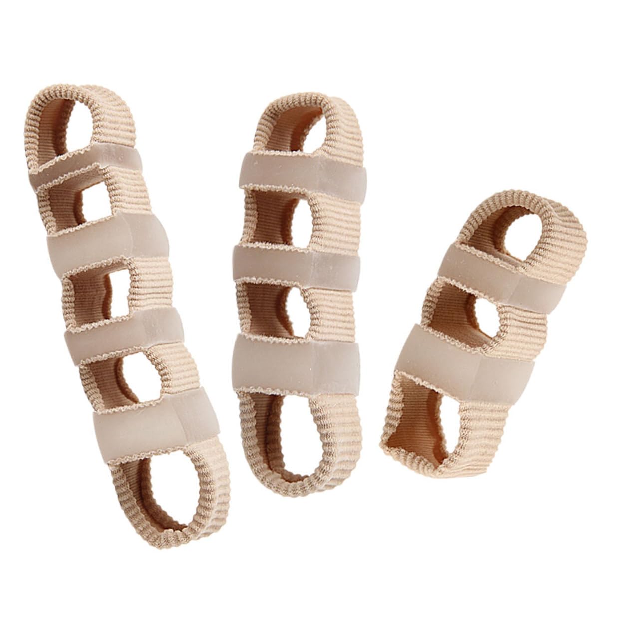 FRCOLOR E Spacer for Bunions Toe Separators for Women Men Toe Straightener Big Toe Spacer Toe Corrector Soft Padding