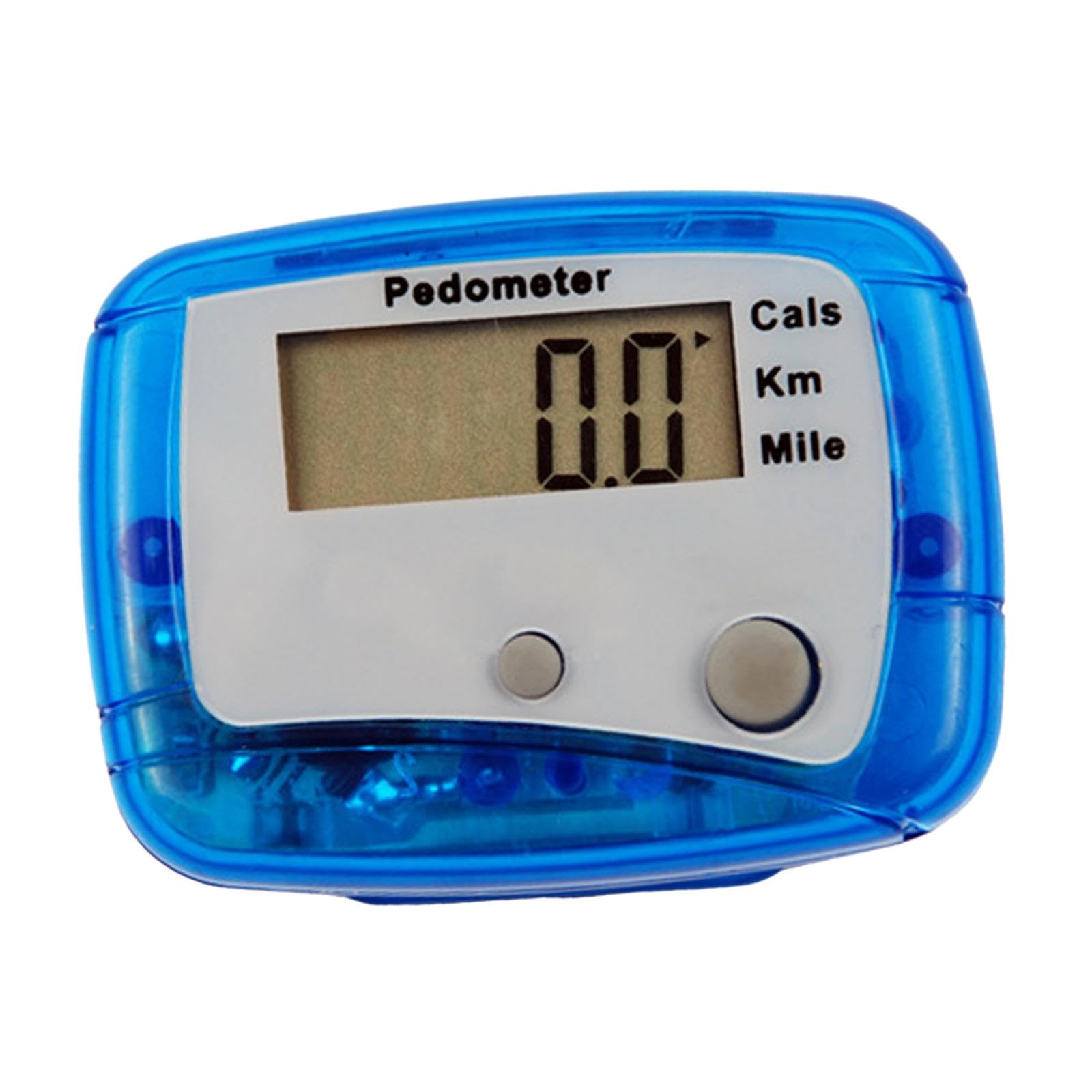 Pedometer for Walking Counters Clip on Comfortable Step Portable for Hiking Kids Adults Jogging Seniors Outdoor Sports, Blue