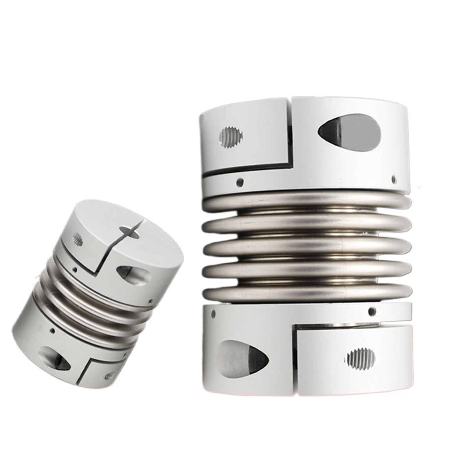 Łącznik mieszkowy ze stopu aluminium D20 L33, elastyczny silnik enkodera ze stali nierdzewnej, sprzęgło o wysokim momencie obrotowym z wpustem. (4x4)