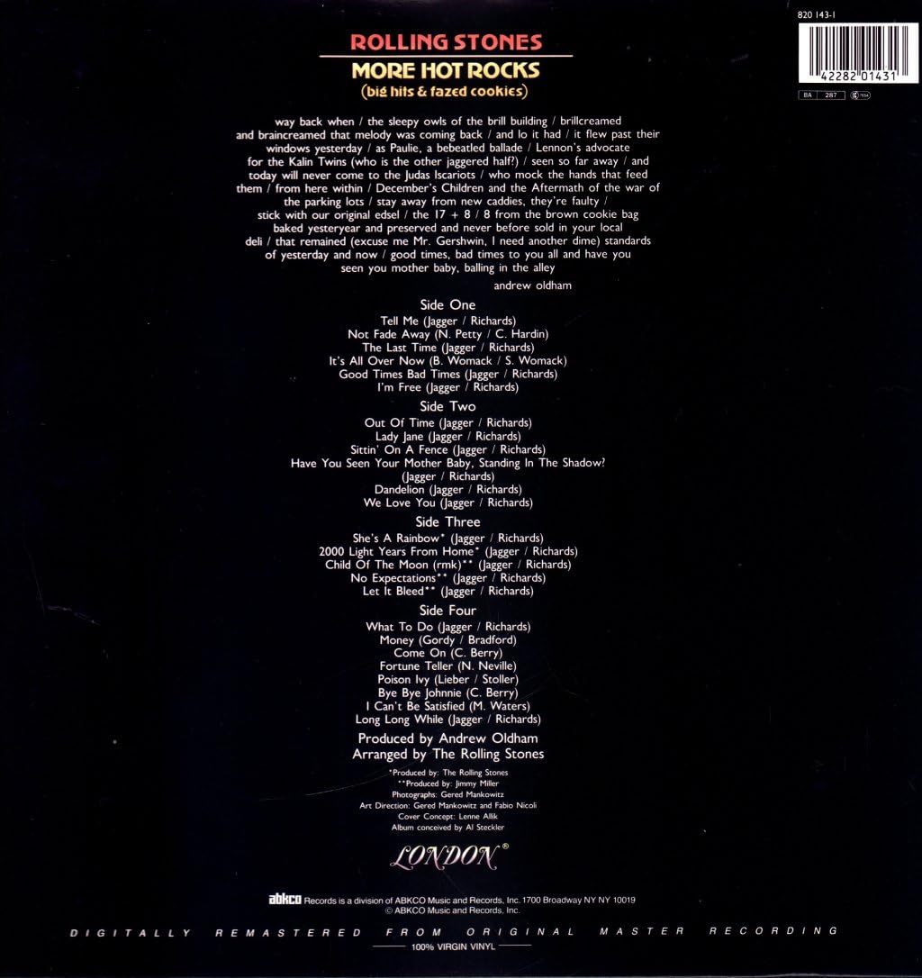 Vol.2: More Hot Rocks/Big Hits & Fazed Cookies