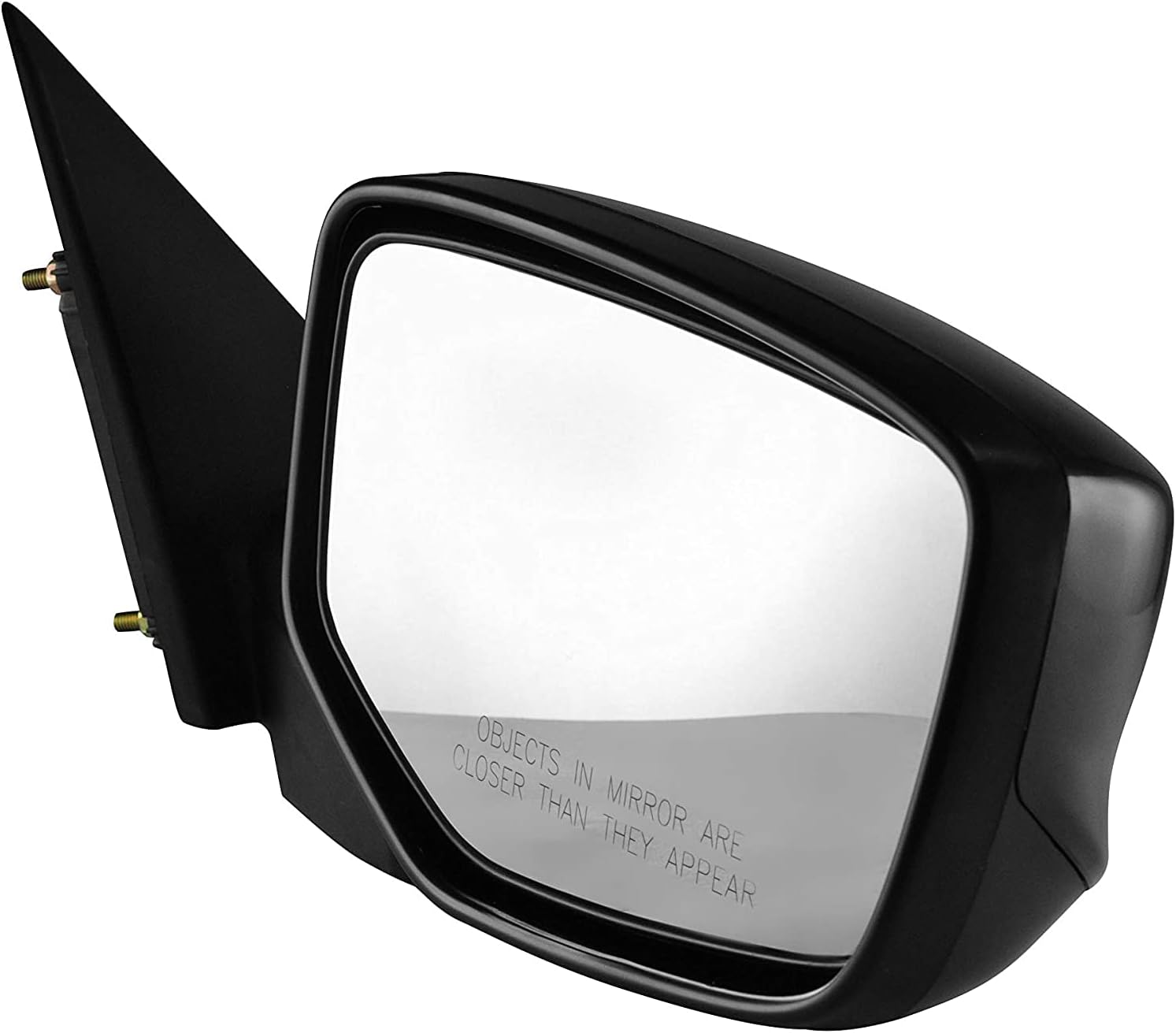 Passenger Side Manual Folding Unpainted Power Operated Side View Mirror for 2008-2012 Honda Accord - Parts Link # HO1321230