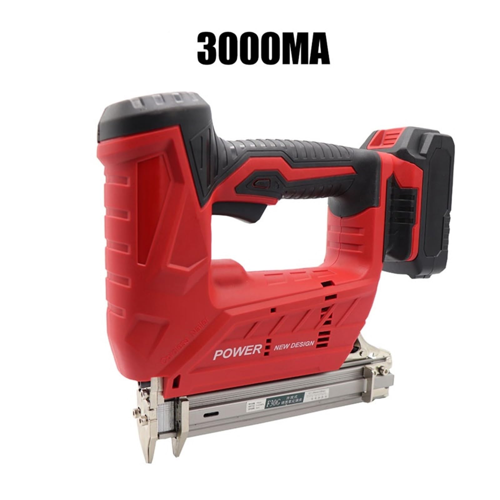 Gwoździarka, F30C 1500/3000MA Bezprzewodowy Elektryczny Pistolet Do Gwoździ 30MM Zszywacz Do Paznokci A Mebli Narzędzia Do Obróbki Drewna Elektryczny Pistolet Do Gwoździ do tapicerki i ciesielstwa(300