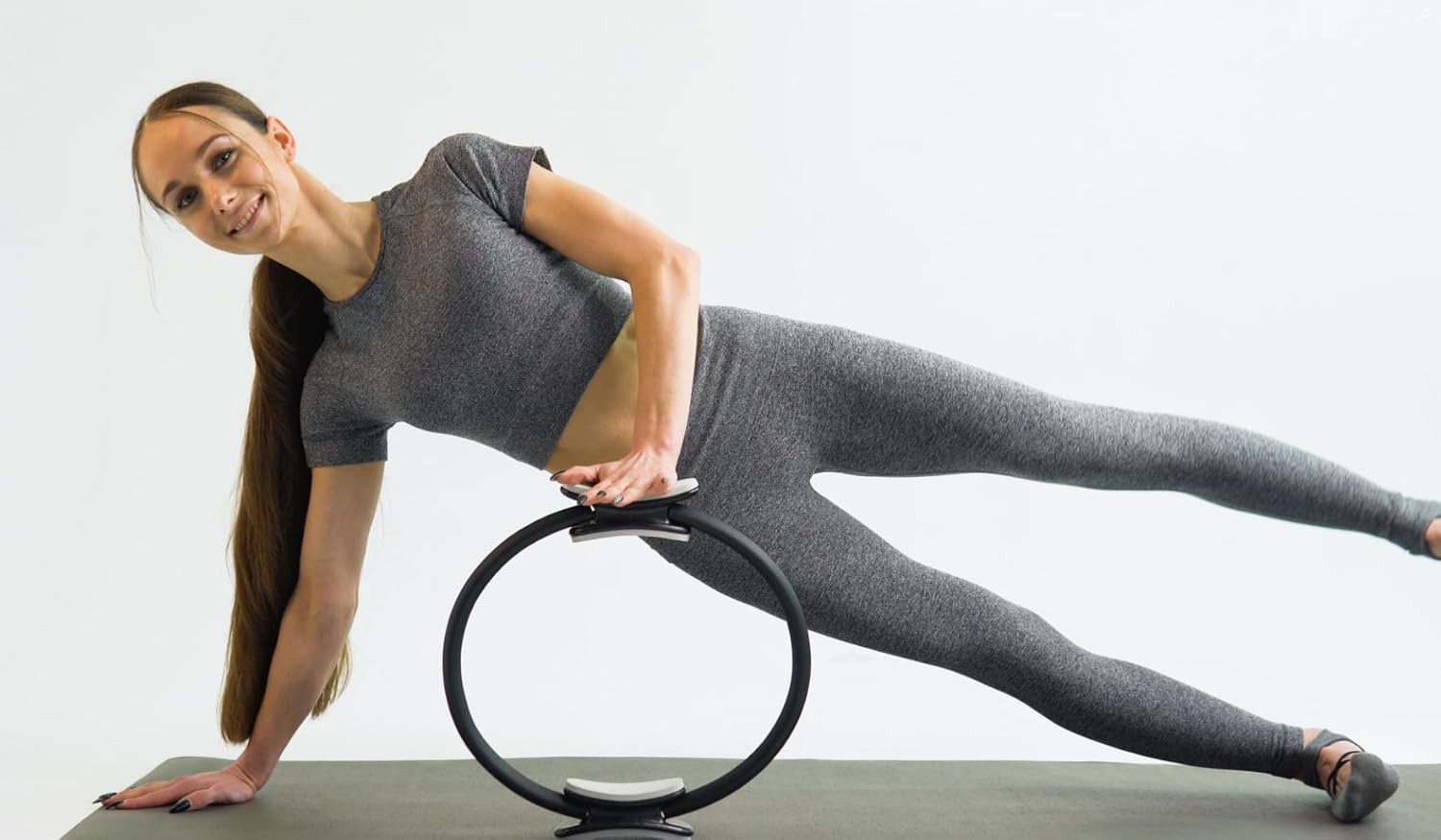 Kit completo G5 HT SPORT con aro y colchoneta para ejercicios de pilates y yoga