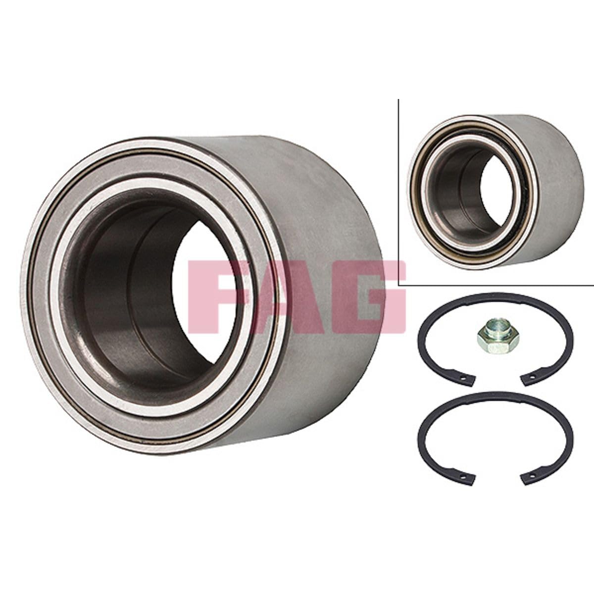 FAG Kit cuscinetto ruota 713644100 Compatibile con: NISSAN PIXO, OPEL AGILA, SUZUKI ALTO VI, ALTO VII, CELERIO, IGNIS I, SWIFT III, WAGON R Schrägheck, WAGON R+ Schrägheck, WAGON R+ Schrägheck