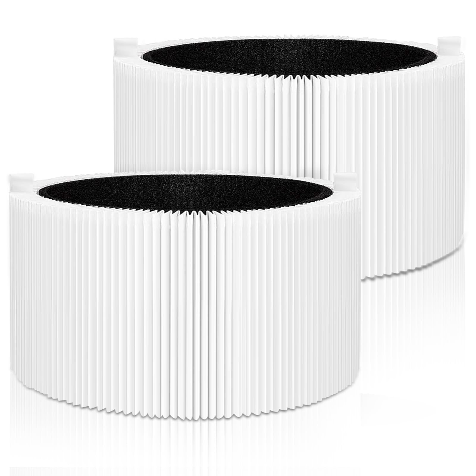 Slirceods 211 MAX Replacement True HEPA Filter Compatible with BLUEAIR Blue Pure 211i Max Air Purifiers Filter, H13 3-Stage Filtration High-efficiency Activated carbon,(2-Pack)