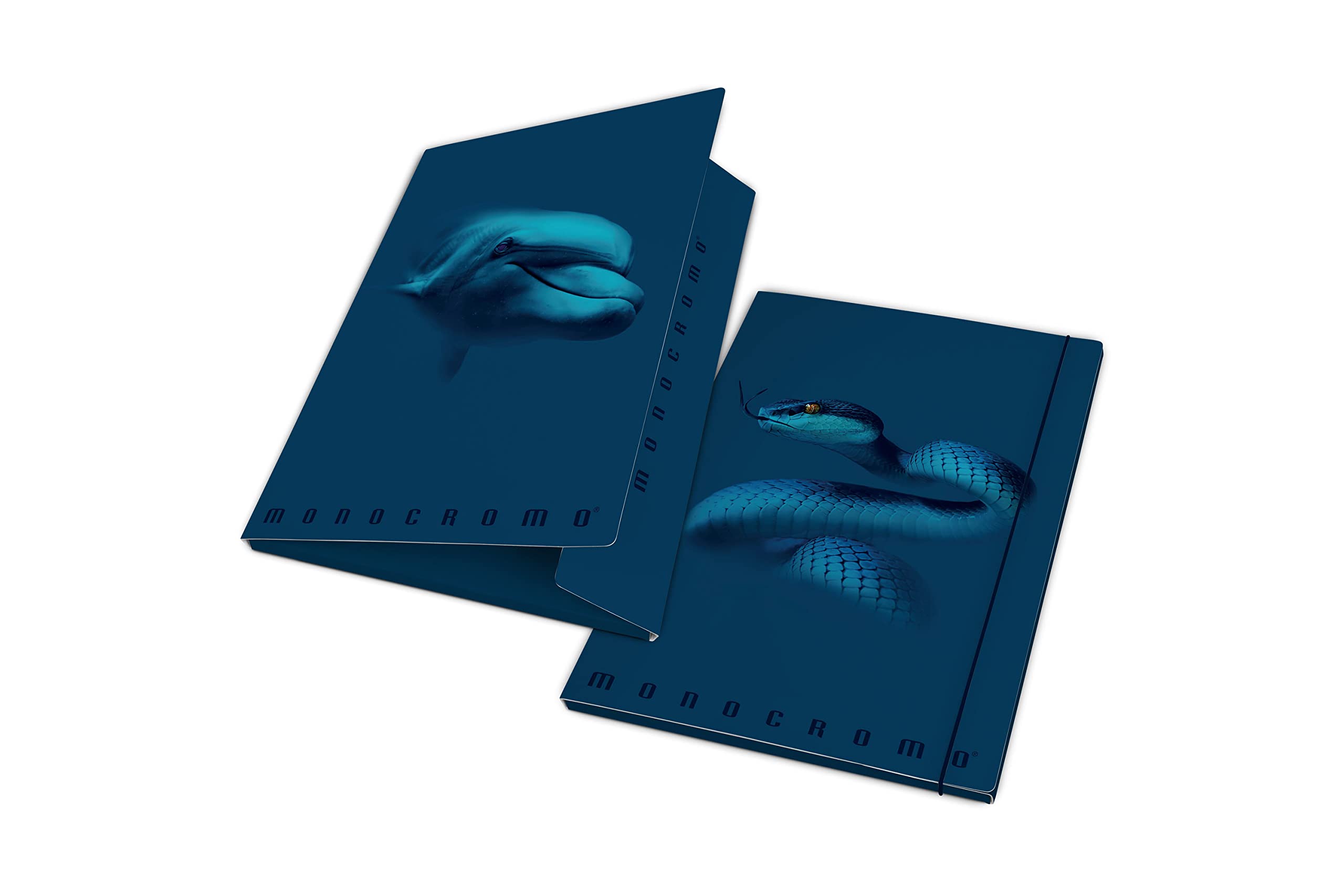 Folder 3 Flaps Spine 1.2 Monochrome Blue Pack of 6