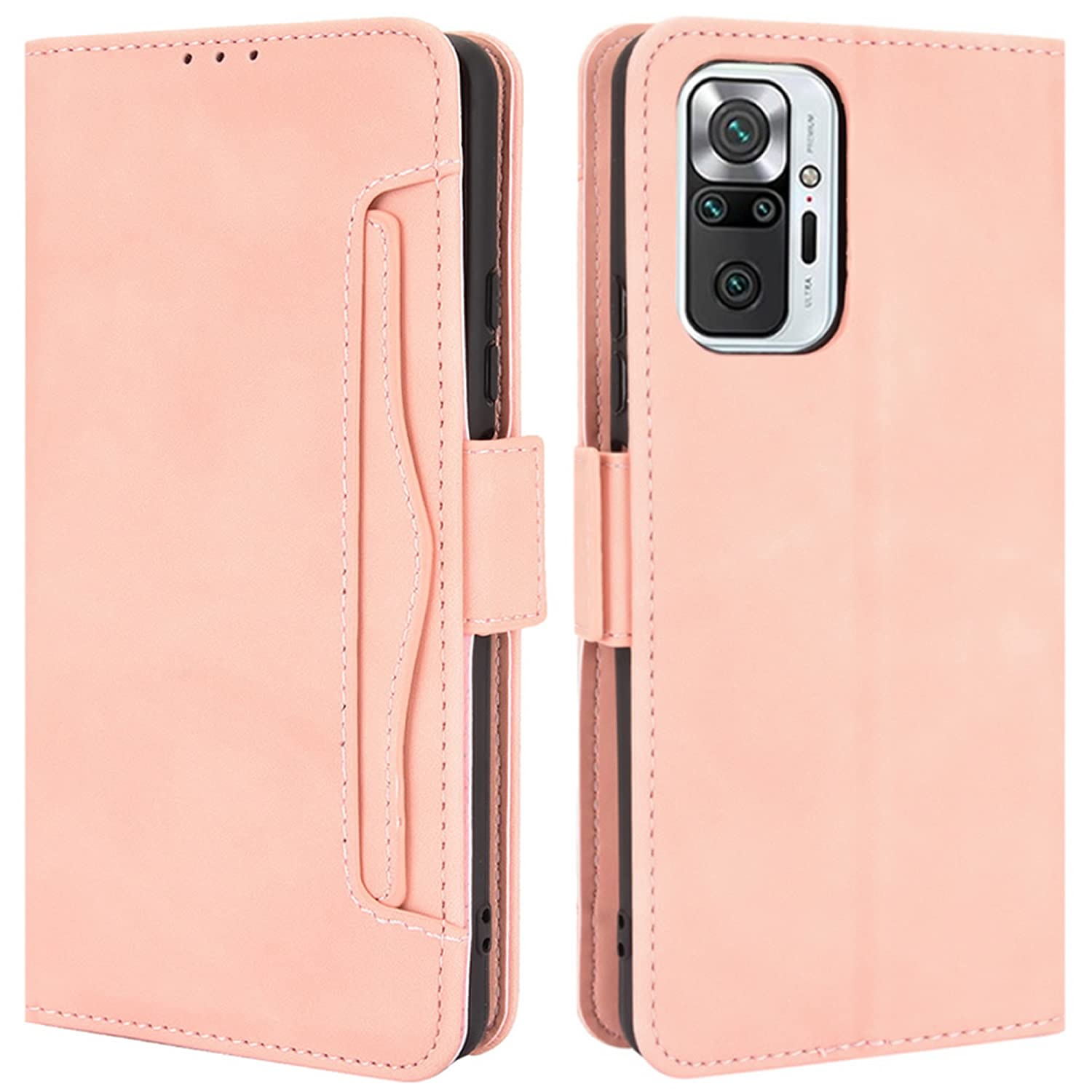 Funda Libro Redmi Note 10 Pro GoodcAcy Funda Para Xiaomi Redmi Note 14 4G, Carcasa Libro Con Tapa De Cuero Piel Wallet Case Flip Cover Con Kickstand, Hebilla Magnetica, Ranuras Para Tarjetas