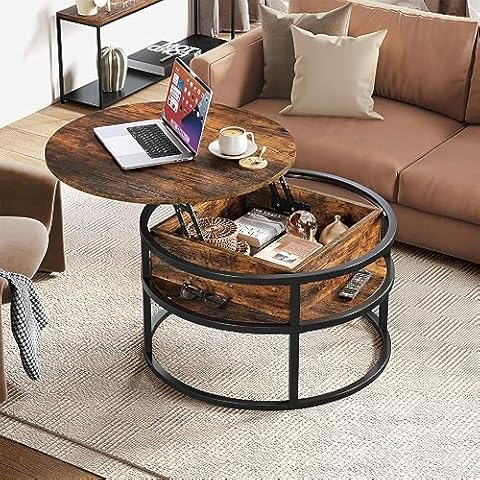 YITAHOME Round Lift Top Coffee Table Cover