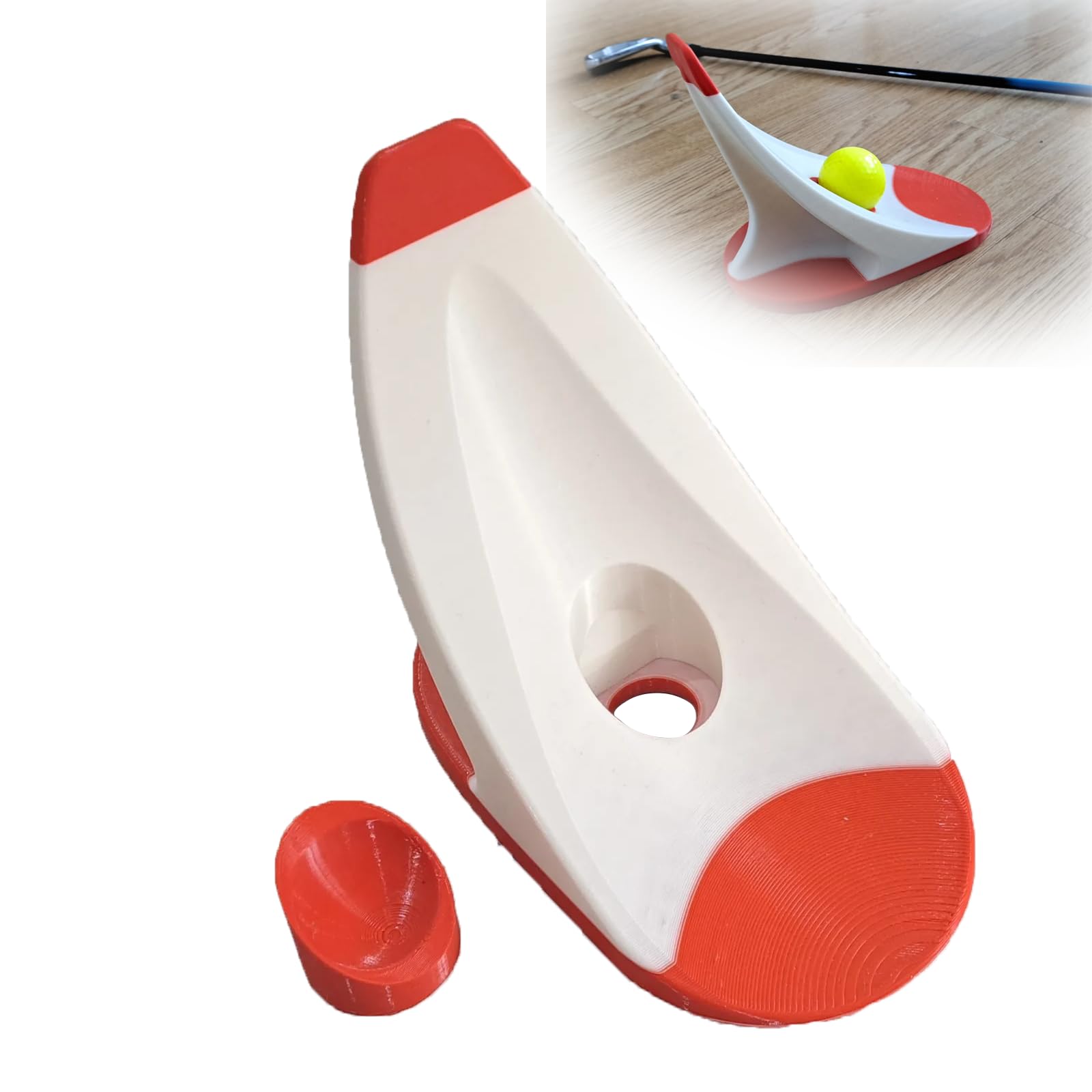 Golf Putting Training Aid, Ball Return Pressure System, Indoor Practice Putting Trainer& Outdoor Practice, Golf Training Equipment for Aim Improvement, Putting Perfect for Beginners & Kids-Black