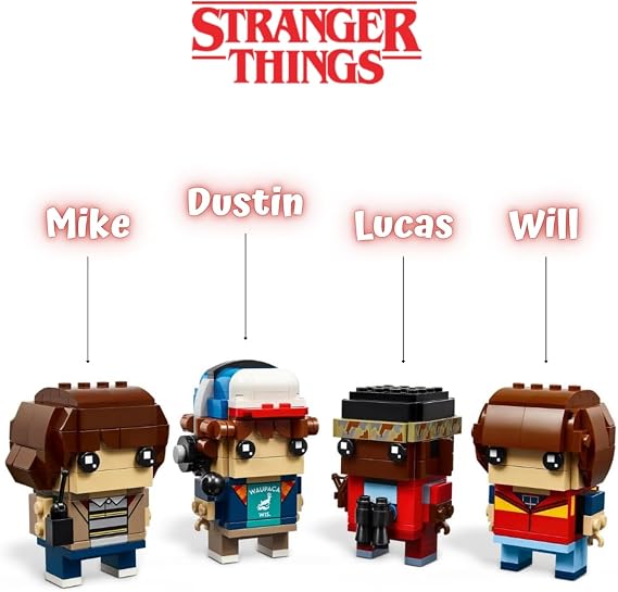LEGO 40801 Stranger Things Mike, Dustin, Lucas ve Will Figürleri
