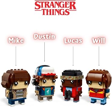 LEGO 40801 Stranger Things Mike, Dustin, Lucas ve Will Figürleri