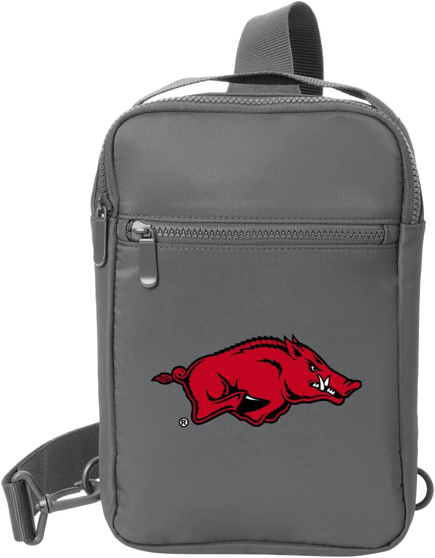 Broad Bay University of Arkansas Crossbody Bag - Versatile Travel, Sports, or Gameday Bag for Razorback Fans and Alumni, Men or Women