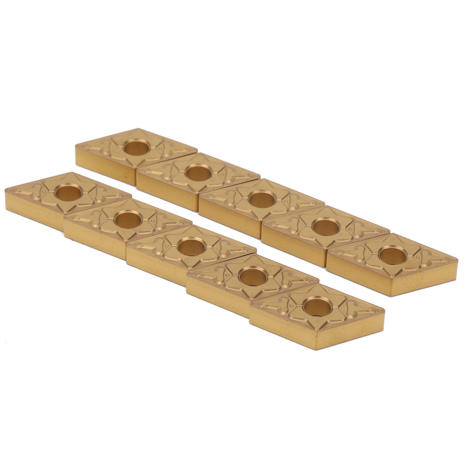 Frez do Płytek z Węglika 10 Szt. Wymienne Narzędzie Skrawające z Wymiennymi Płytkami do Frezowania Toczenie Gwintowanie Rowkowanie Wykorzystuje 2.5 CM