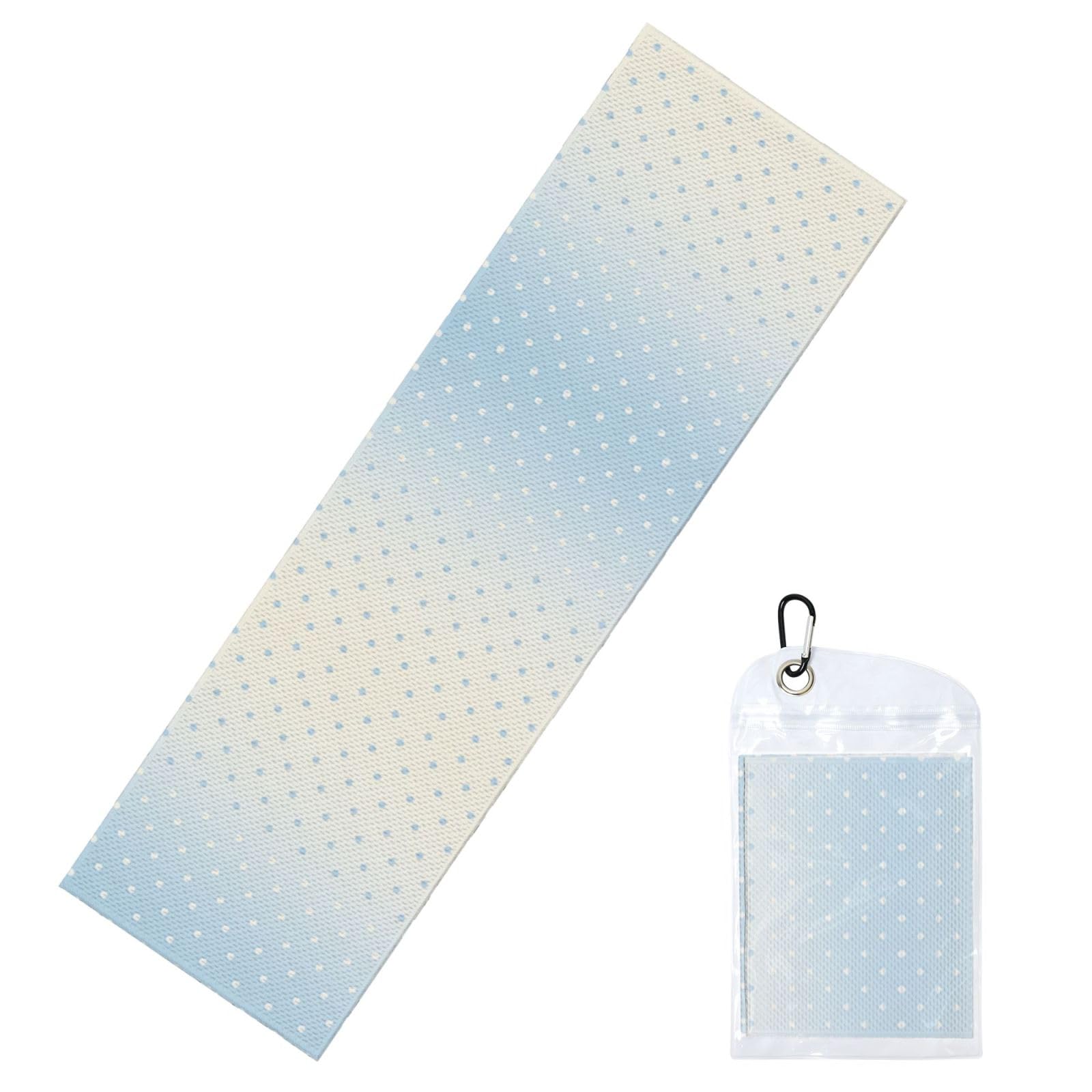 DUYIOKH Ombre Dots Print Cooling Towel, Portable Towel for Gym Workout Golf Beach World Cup Sports Hot Weather