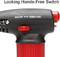 Vista 4 de Master Appliance MT-51 Antorcha de butano profesional, linterna de antorcha manual, antorcha mini de llama ajustable, recargable con combustible