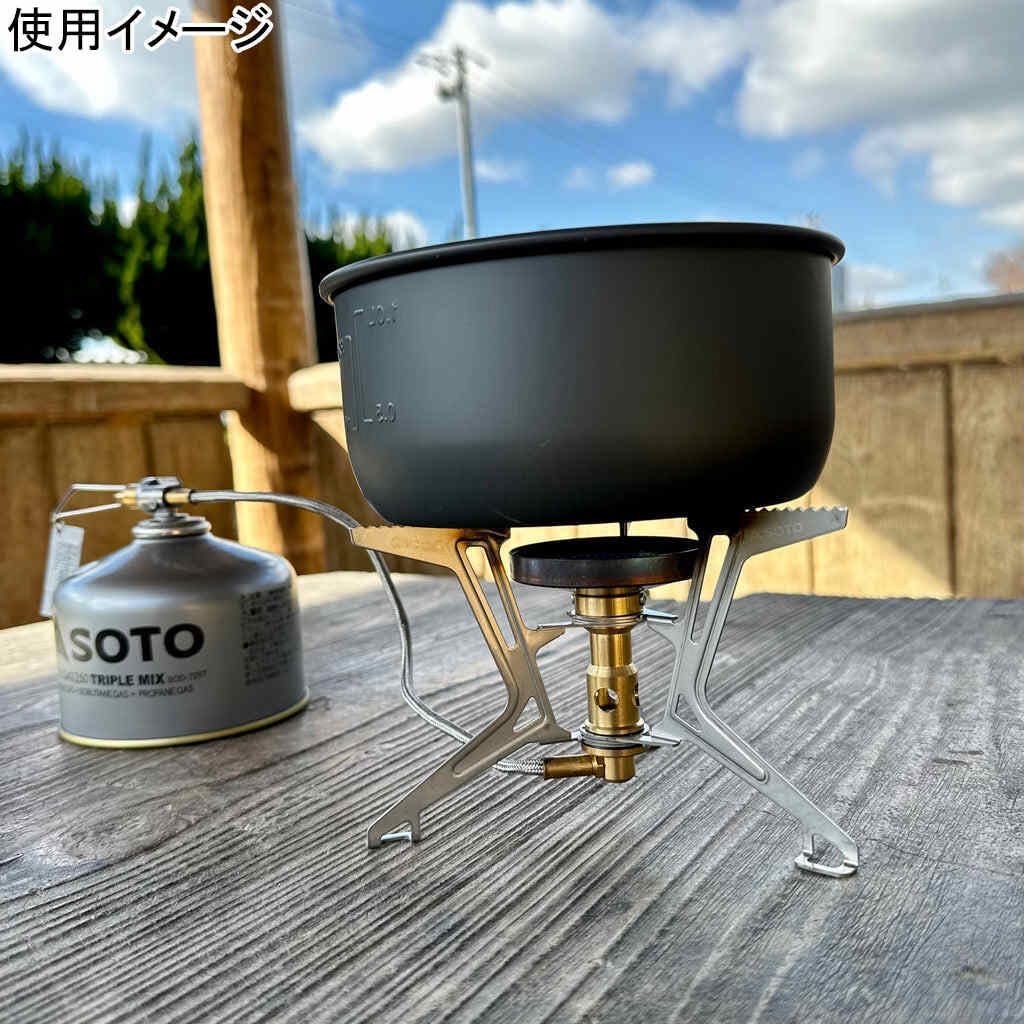 Amazon | [ソト (SOTO)] 日本製 シングルバーナー アルミ クッカー 7点